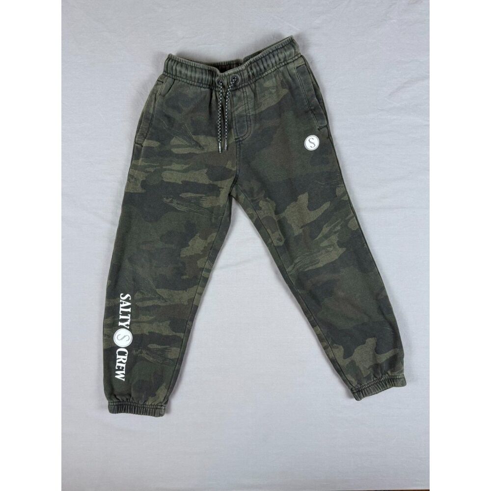 Salty Crew Camo Fish Boys Joggers 8